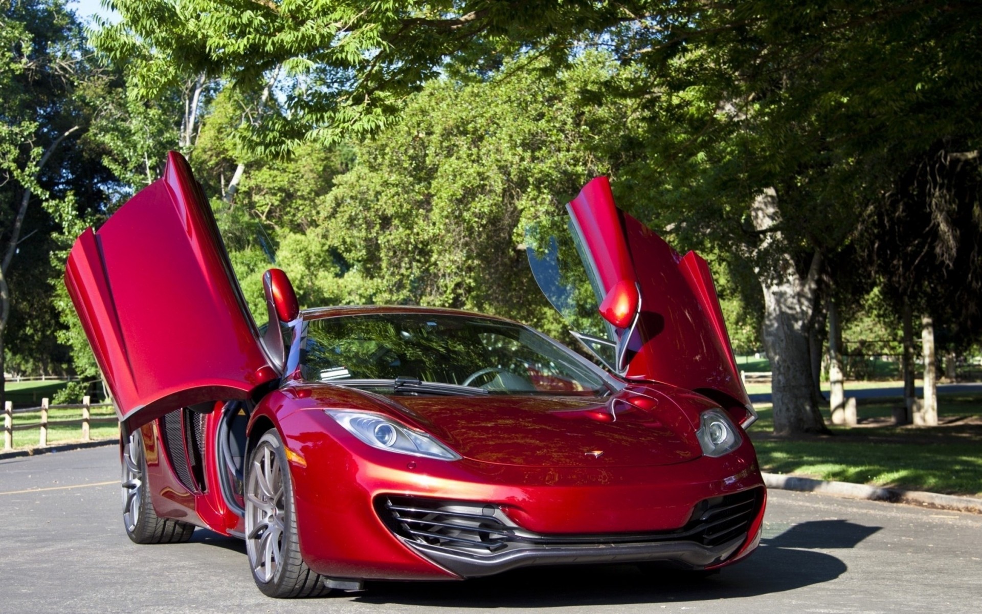 doors mclaren red style