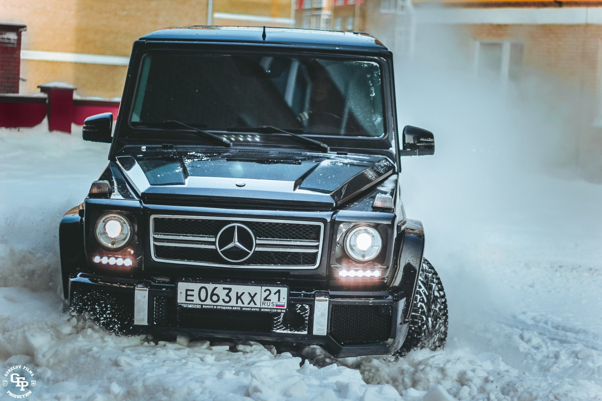 bruciatori film produzione fotografia fotografo mercedes-benz neve inverno prima