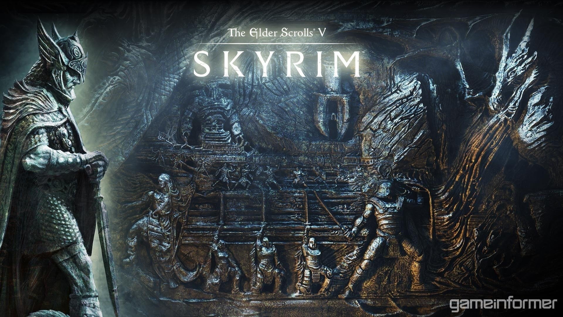 the elder scrolls фэнтези скайрим барельеф skyrim воин