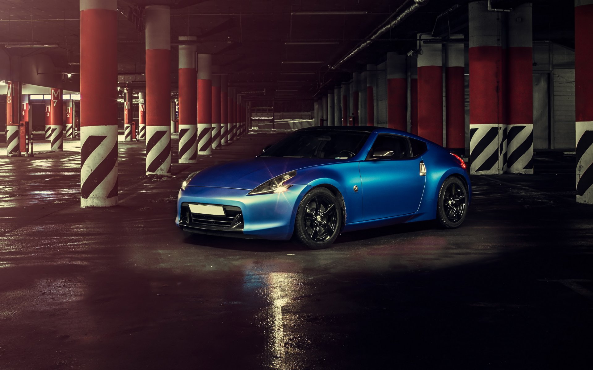 nissan 370z voiture bleu papier peint automatique hq fond d écran