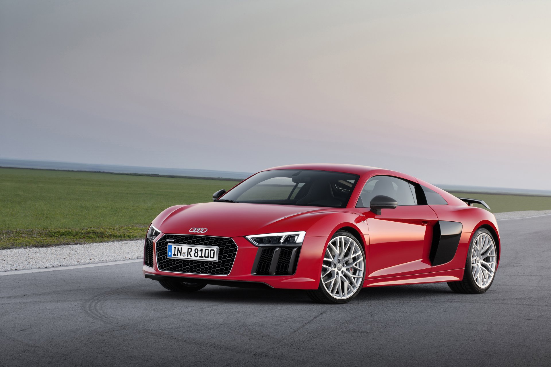 2015 audi r8 v10 audi czerwony