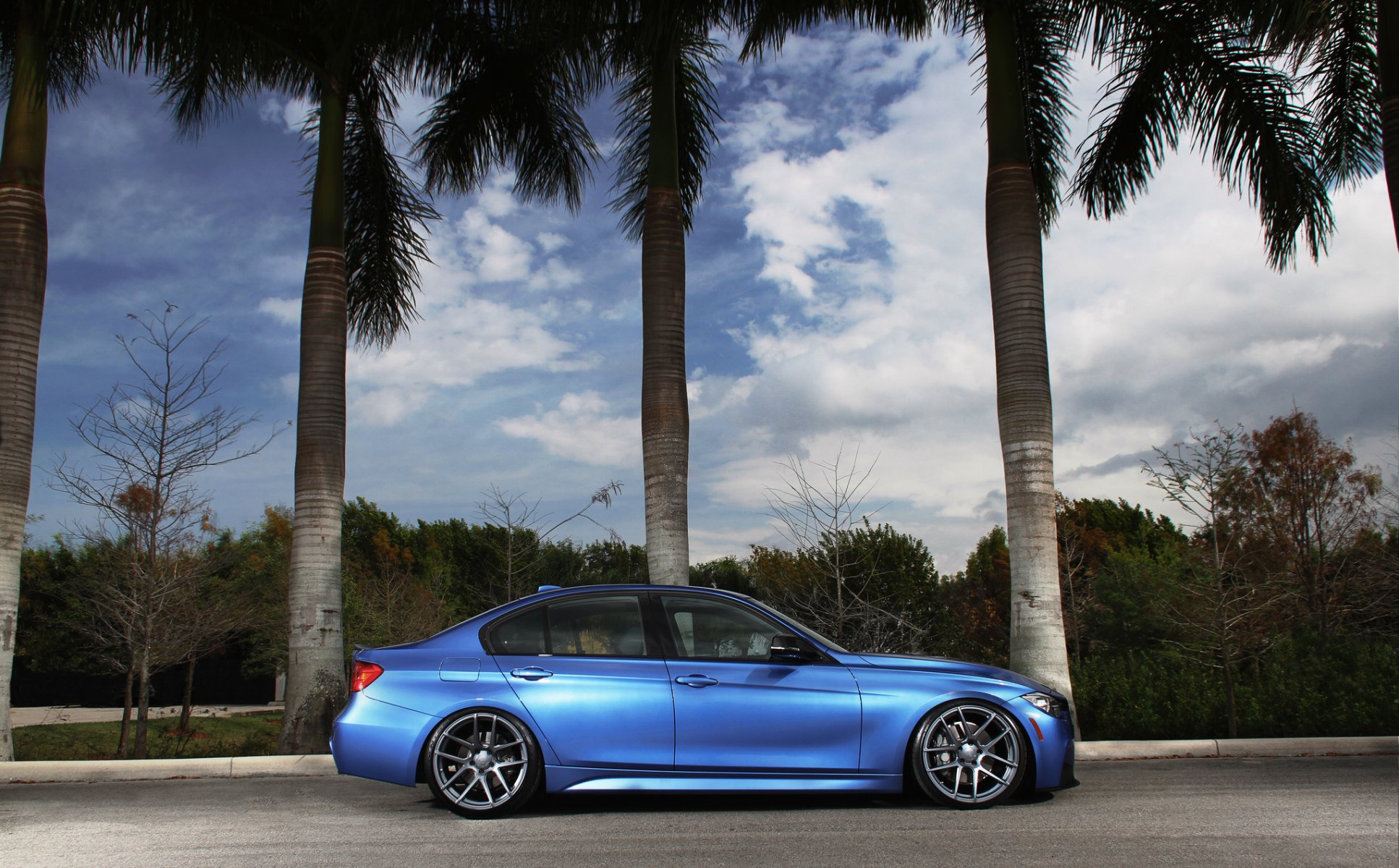 bmw azul tuning bmw serie 3 perfil