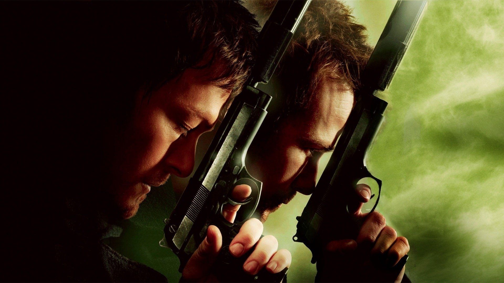 saints de bundock boondock saints ii pistolet arme guns tireur visage