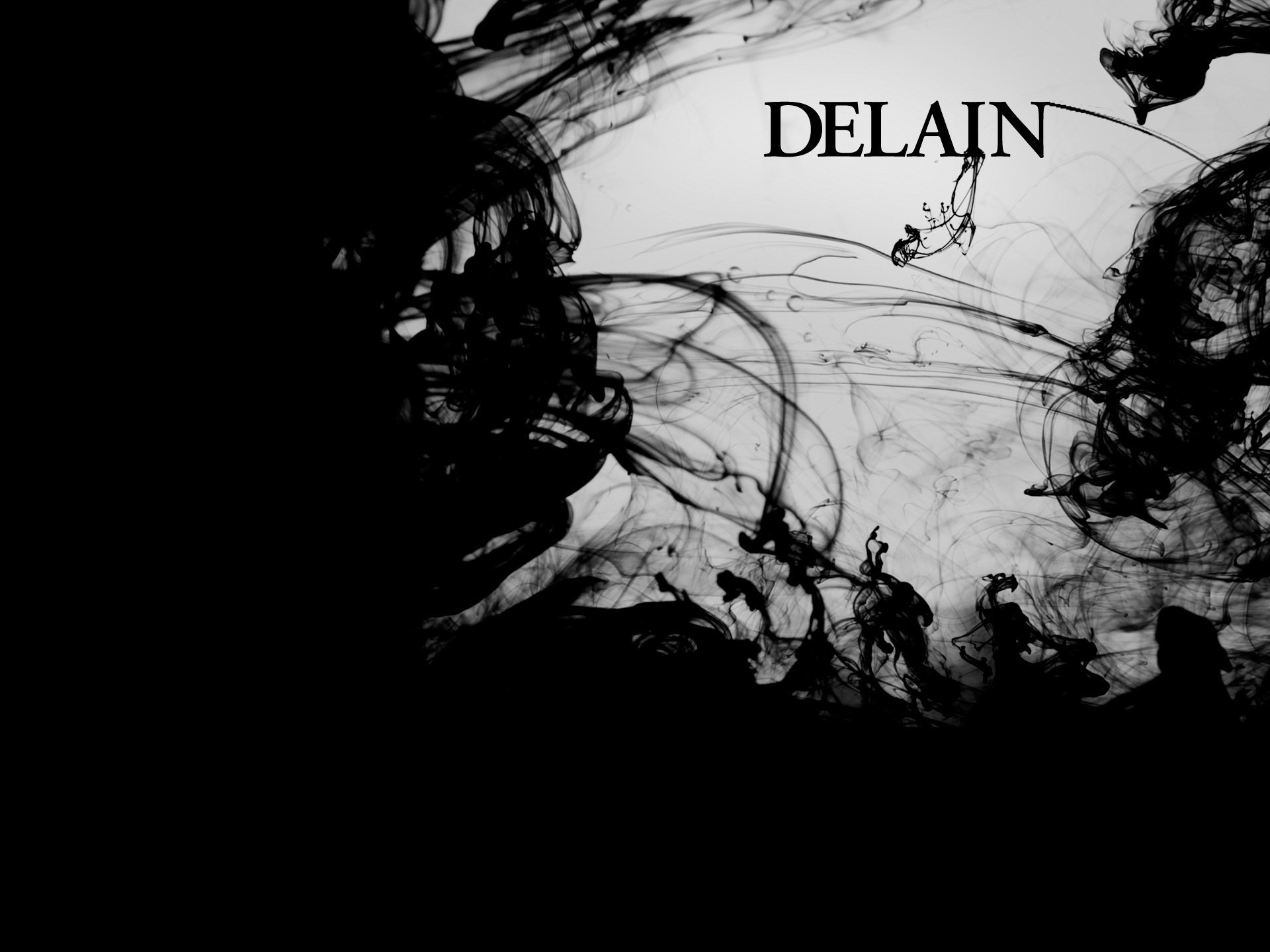 delaine music black and white style