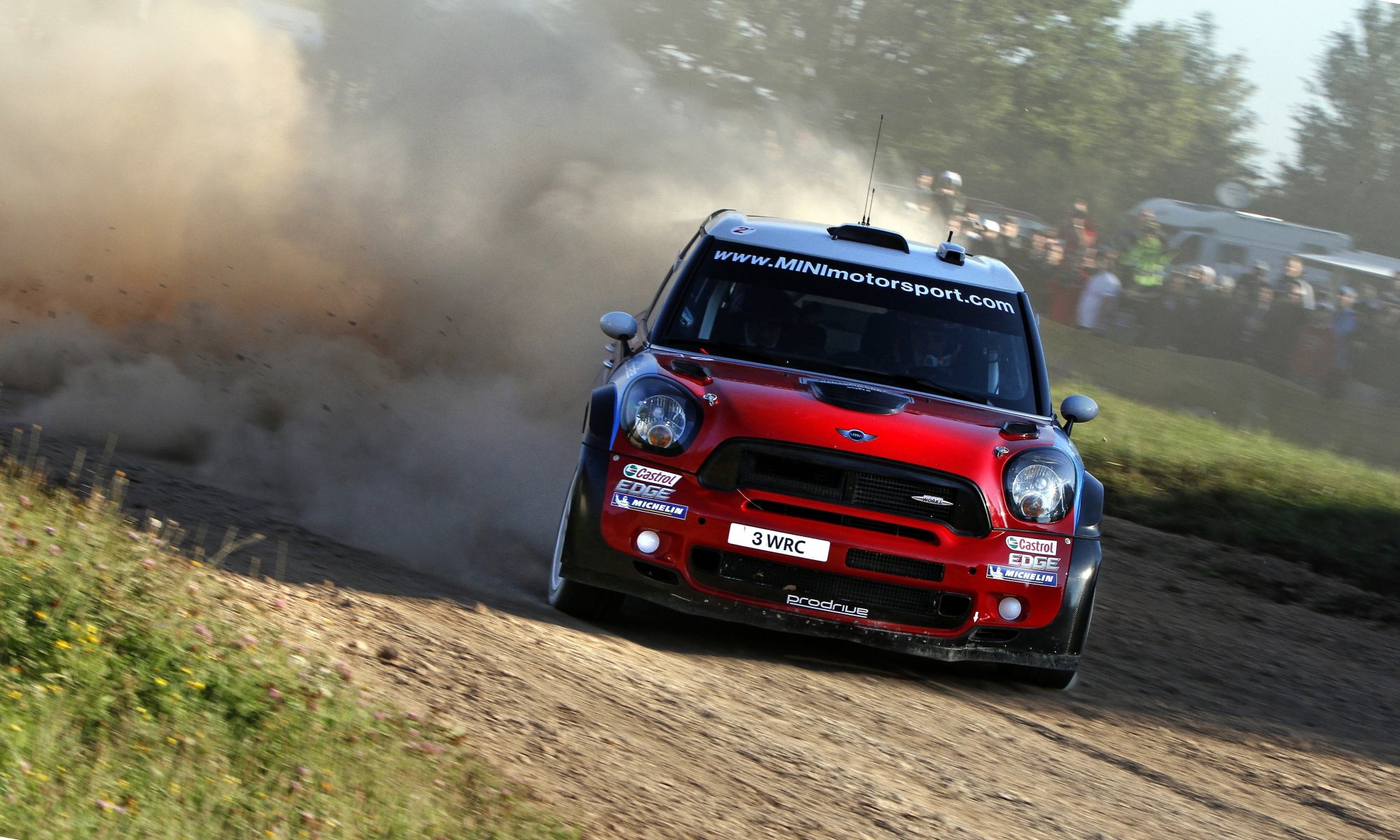 mini cooper mini mini cooper rajd wrc czerwony sport skid dust