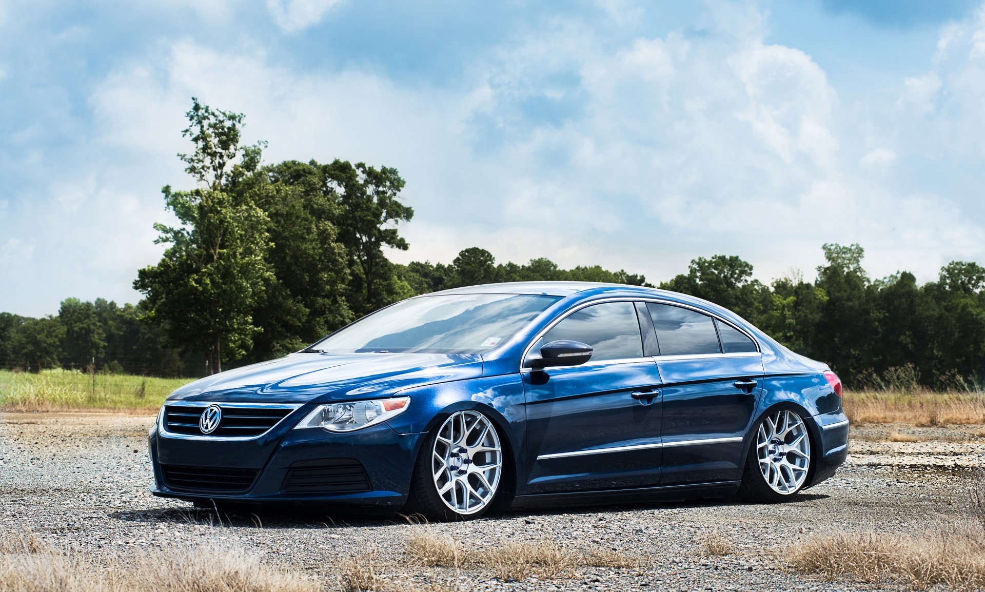 volkswagen passat cc blue wheels front volkswagen passat