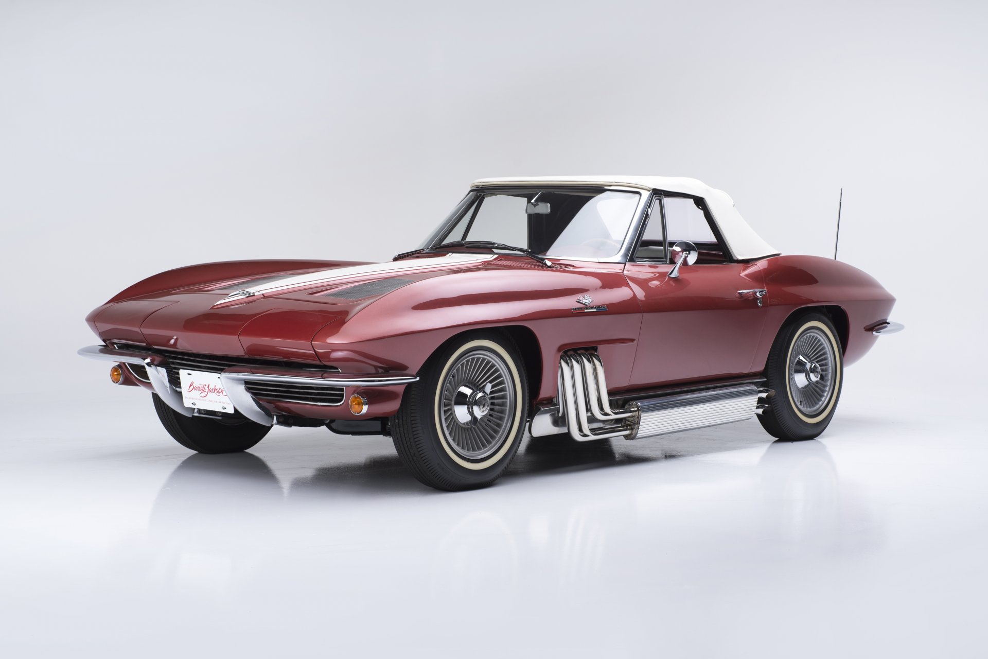 1963 chevrolet corvette stechstrahl cabrio auto zeigen replik c2 chevrolet