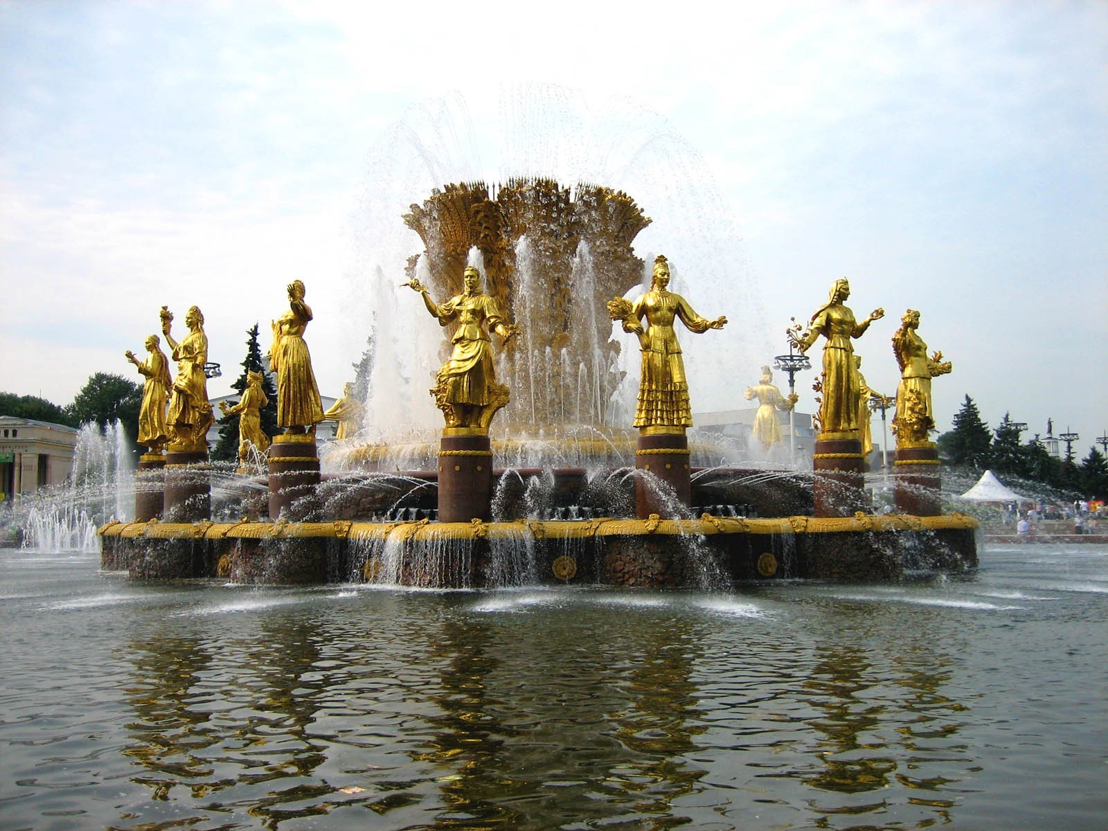 moskau wdnh brunnen