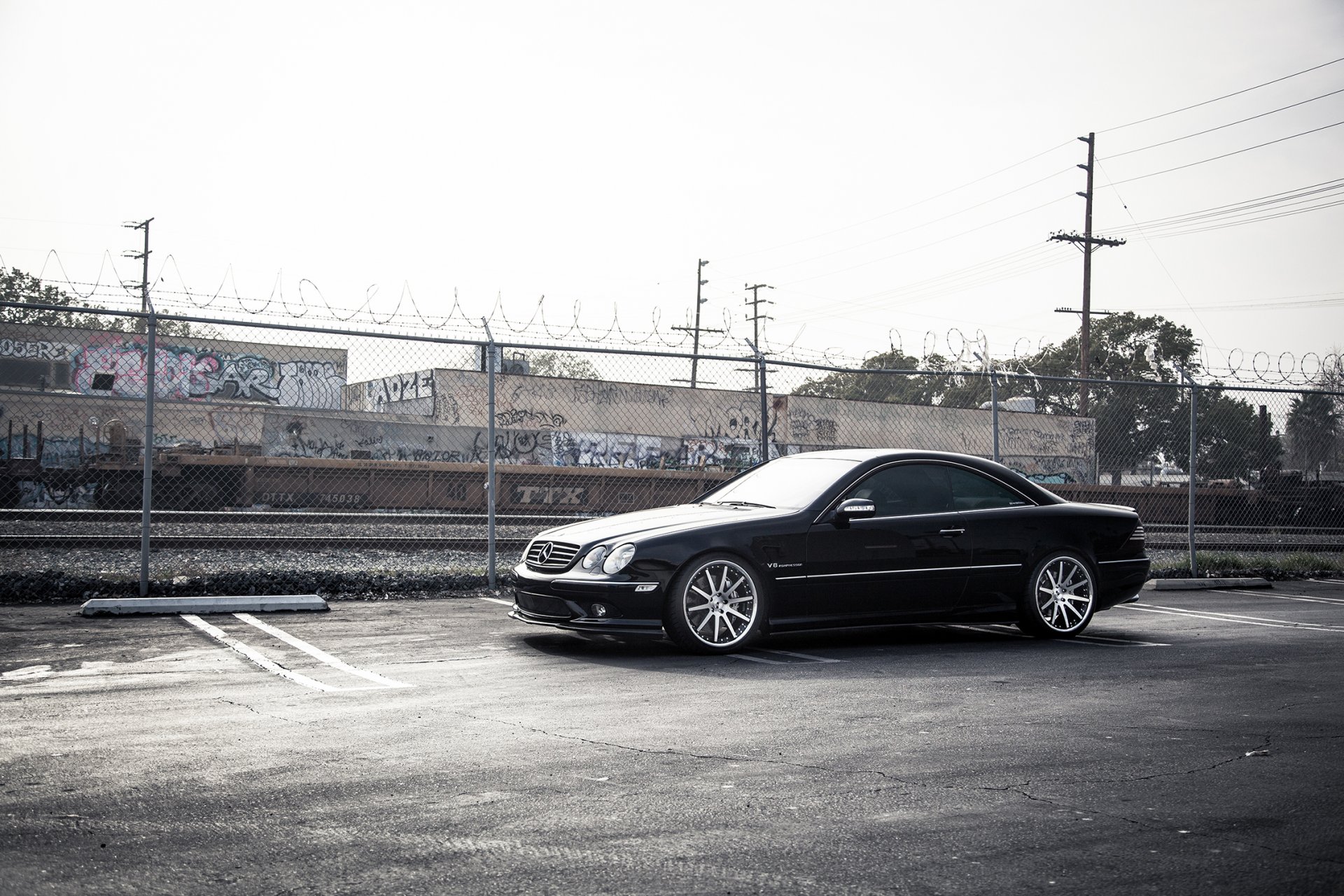 mercedes benz cl55 vossen messa a punto