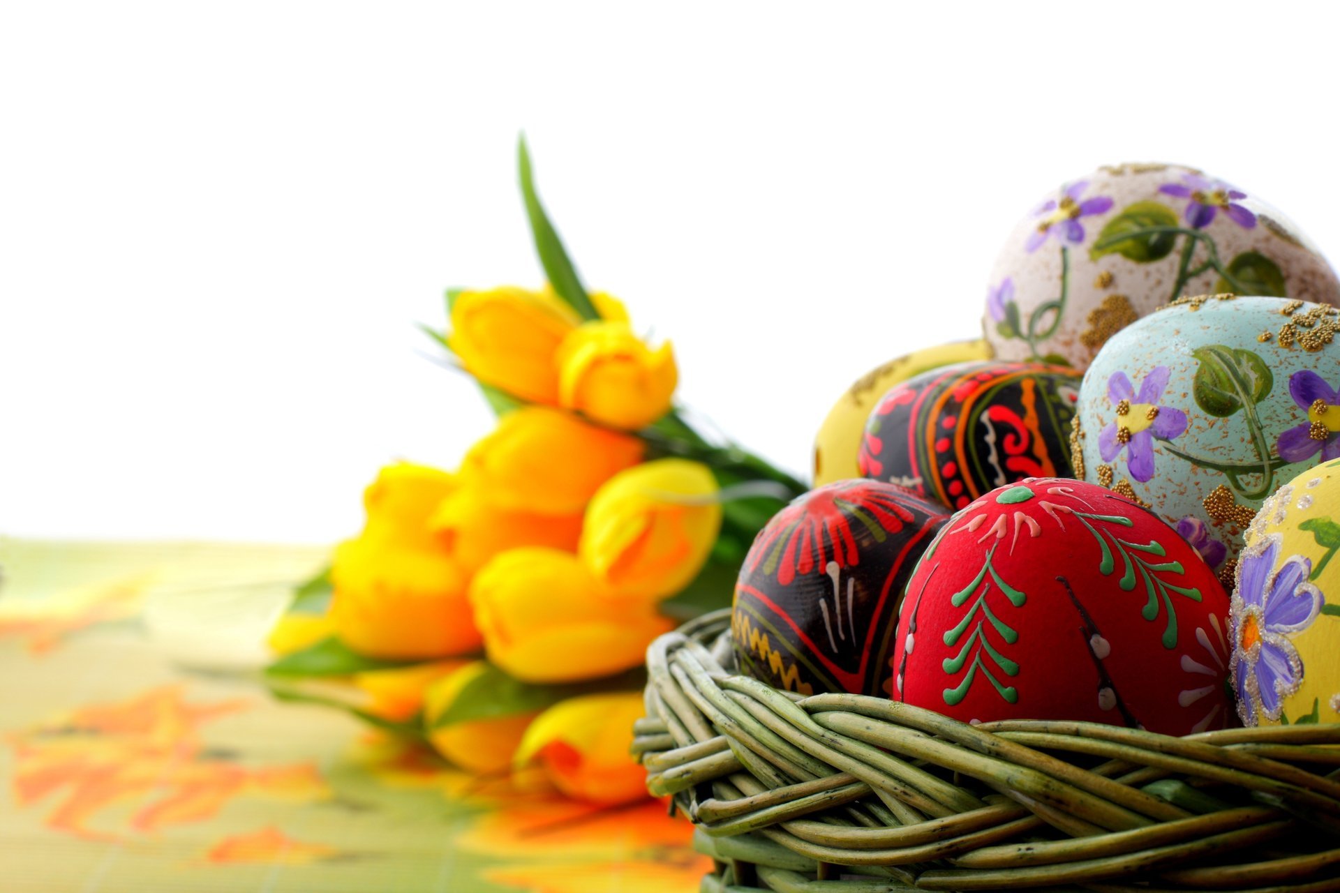 крашеные easter макро яйца праздник орнамент пасха