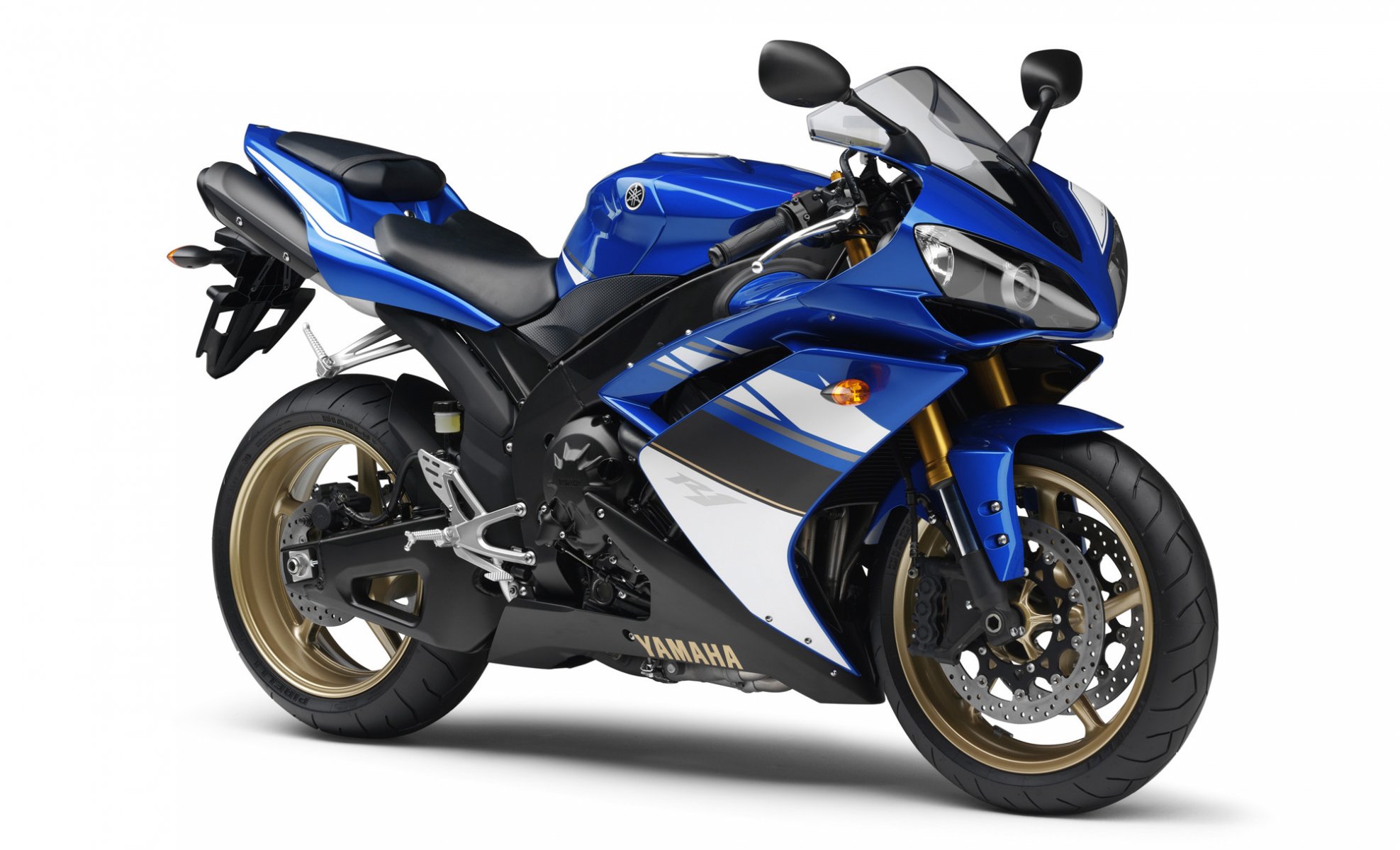 yamaha yzf-r1 2008 sport bike blue motorcycle moto p1 motorbike hi-tech bike motor transport