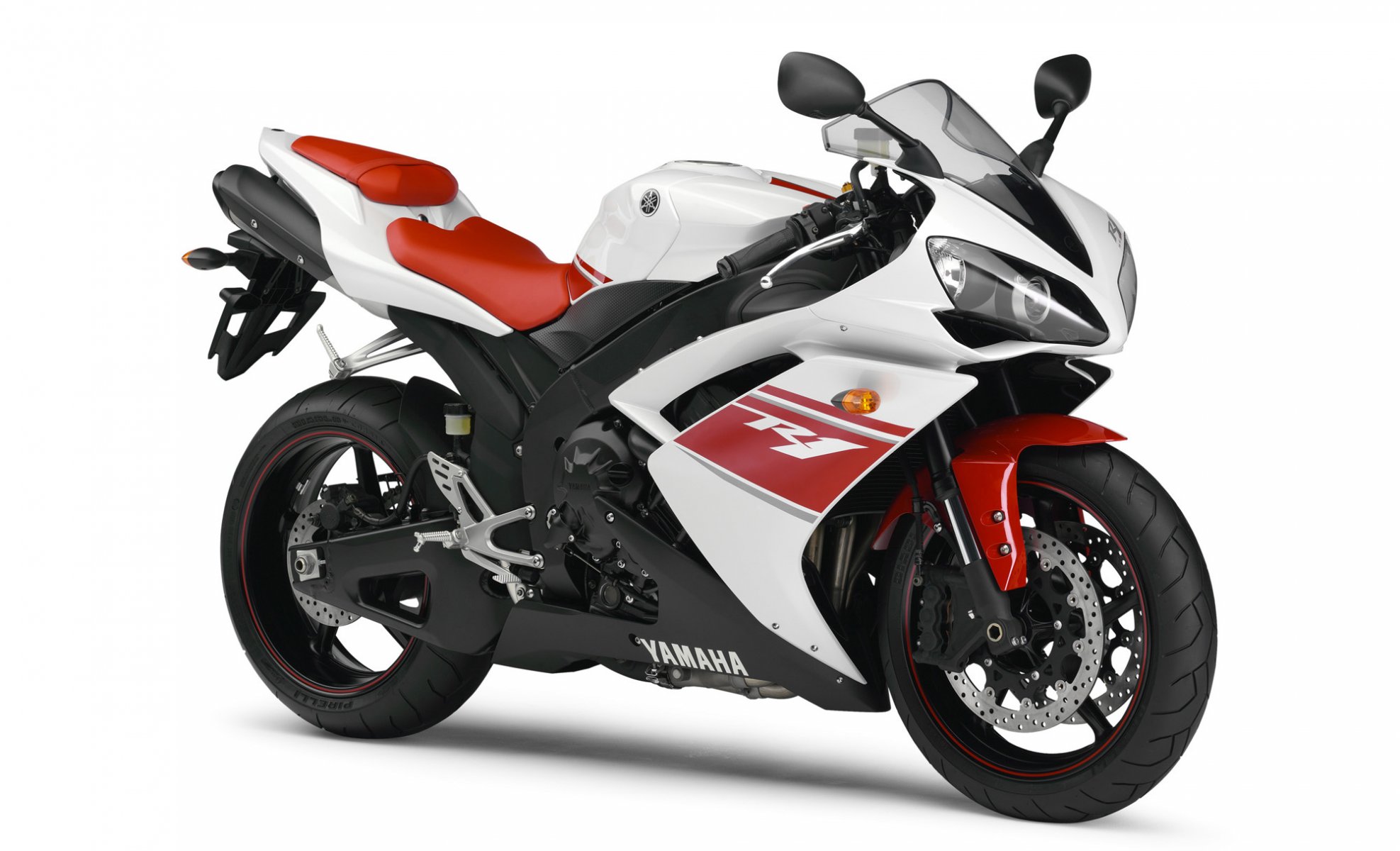 yamaha yzf-r1 2008 sportbike rosso bianco moto moto r1 yamaha sport bici sfondo chiaro moto hi-tech veicoli a motore