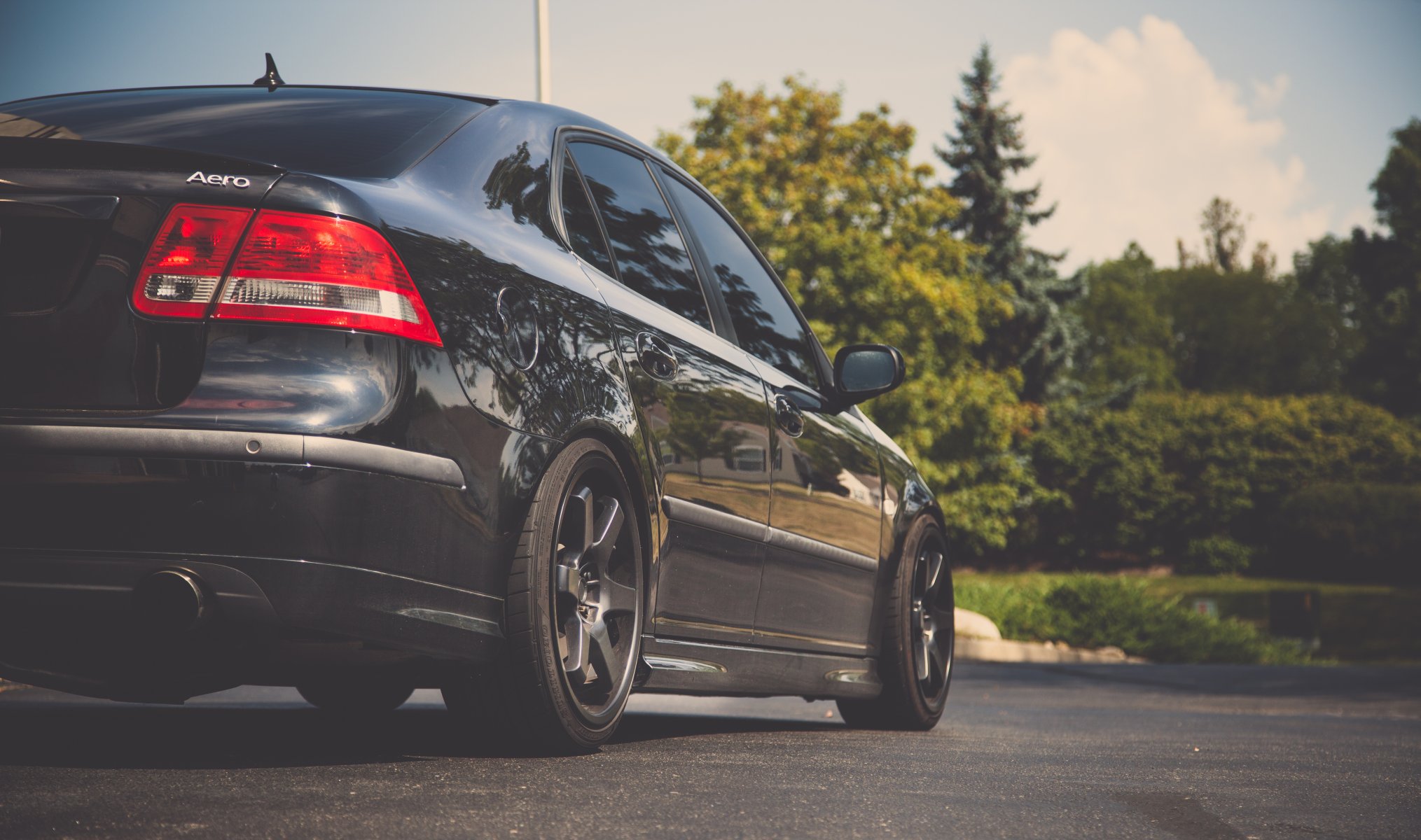 aab 9-3 aero 2.8 v6 saab aero black