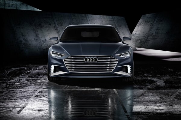 Audi-Auto in Grau