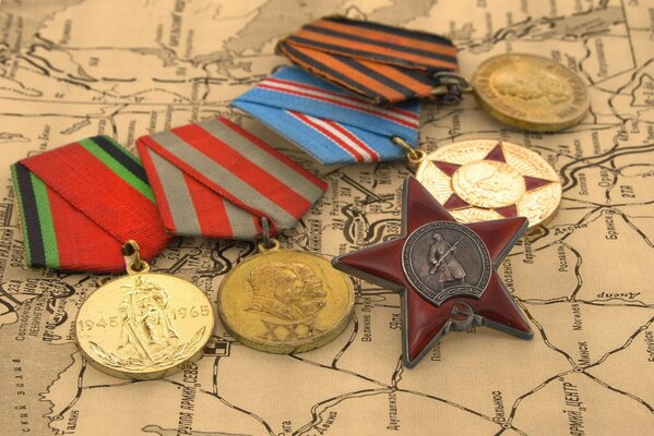 Medals and orders for May 9 Victory Day