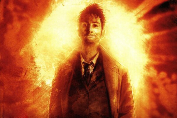 Doctor Who dans les flammes est extraordinairement cool