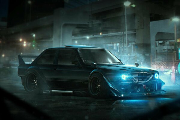 Tuningowane bmw M3 w grafice komputerowej