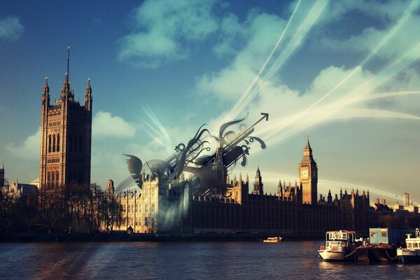 Il Big Ben di Londra. Inghilterra