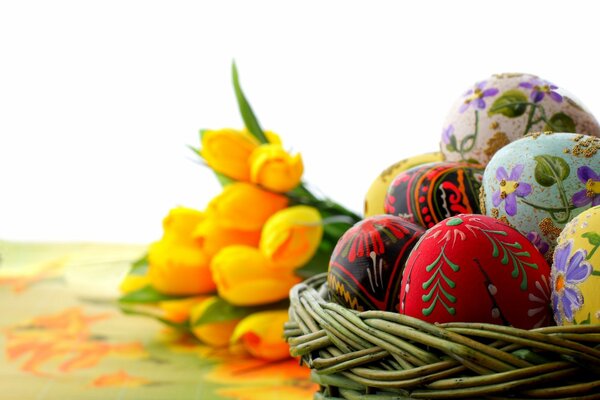 Regalo di Pasqua, bella decorazione