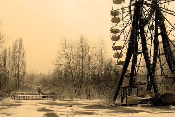 A deserted place where one girl was killed