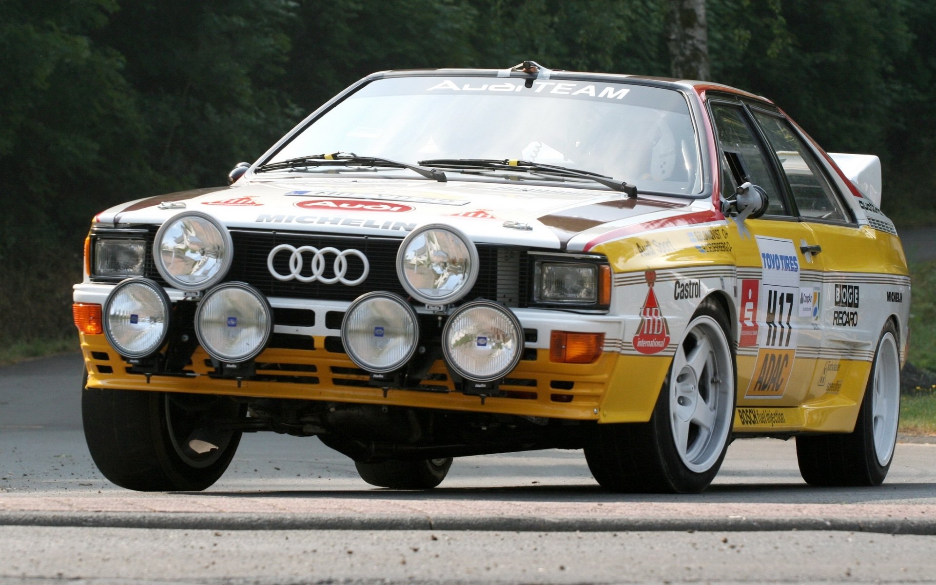 audi quattro grupo b coches de rally audi quattro frente fondo