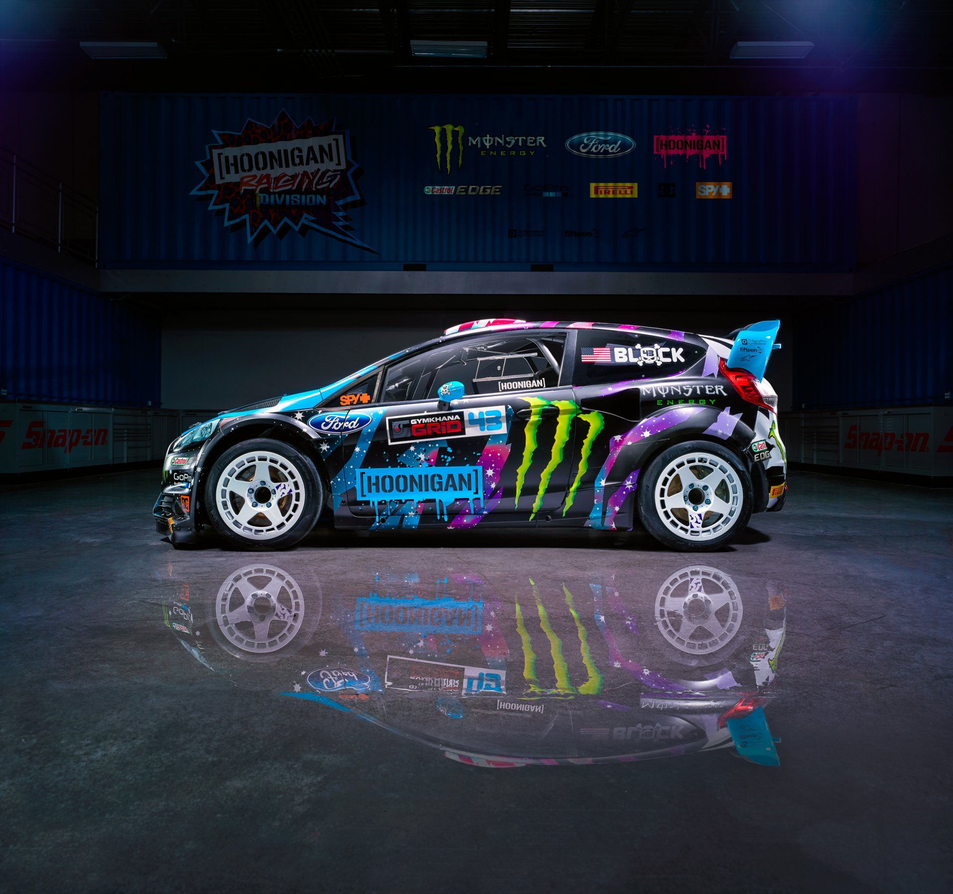 ford fiesta rx43 2015 ken unité hoonigan sport division côté