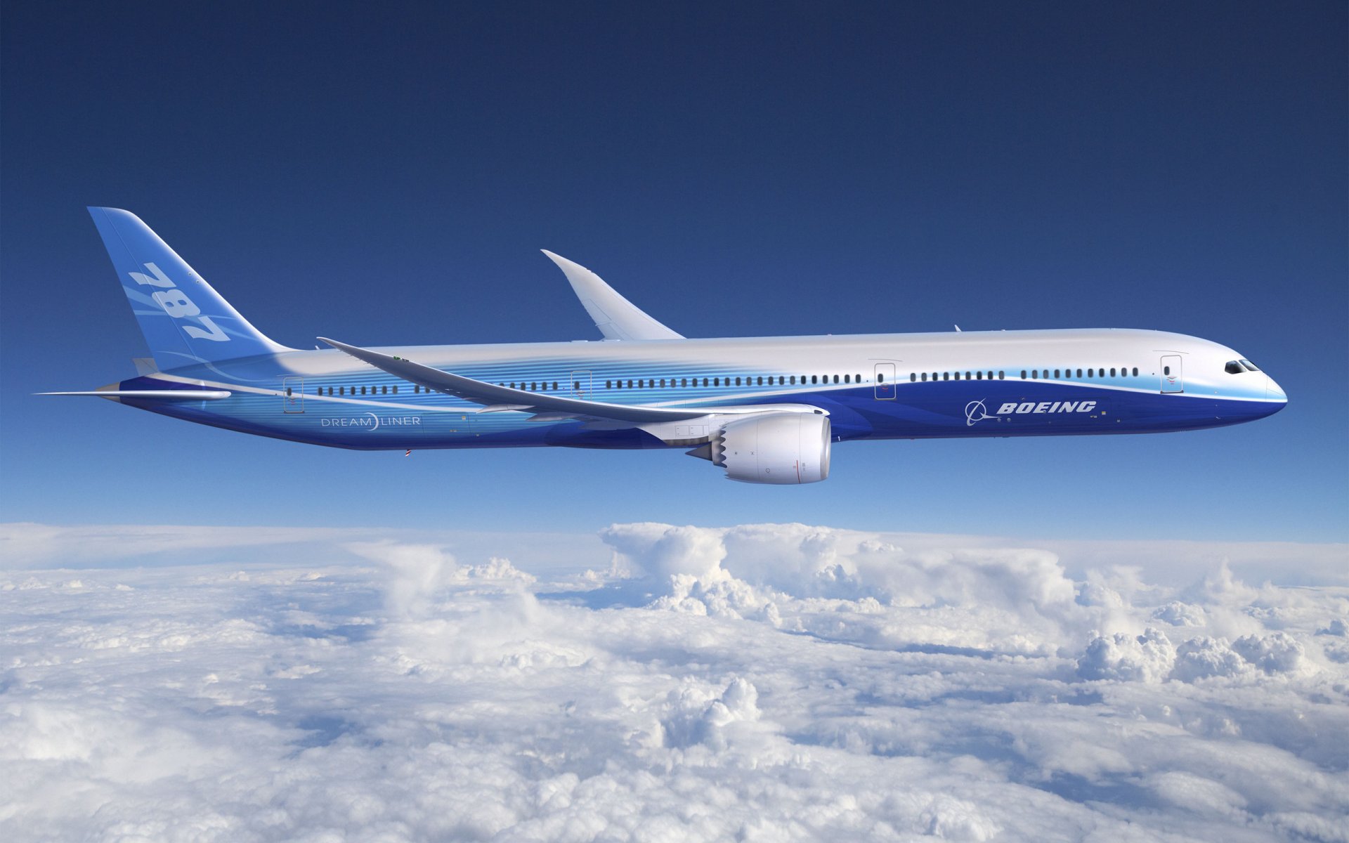 dreamline boeing 787 aviation ciel nuages avions aviation civile