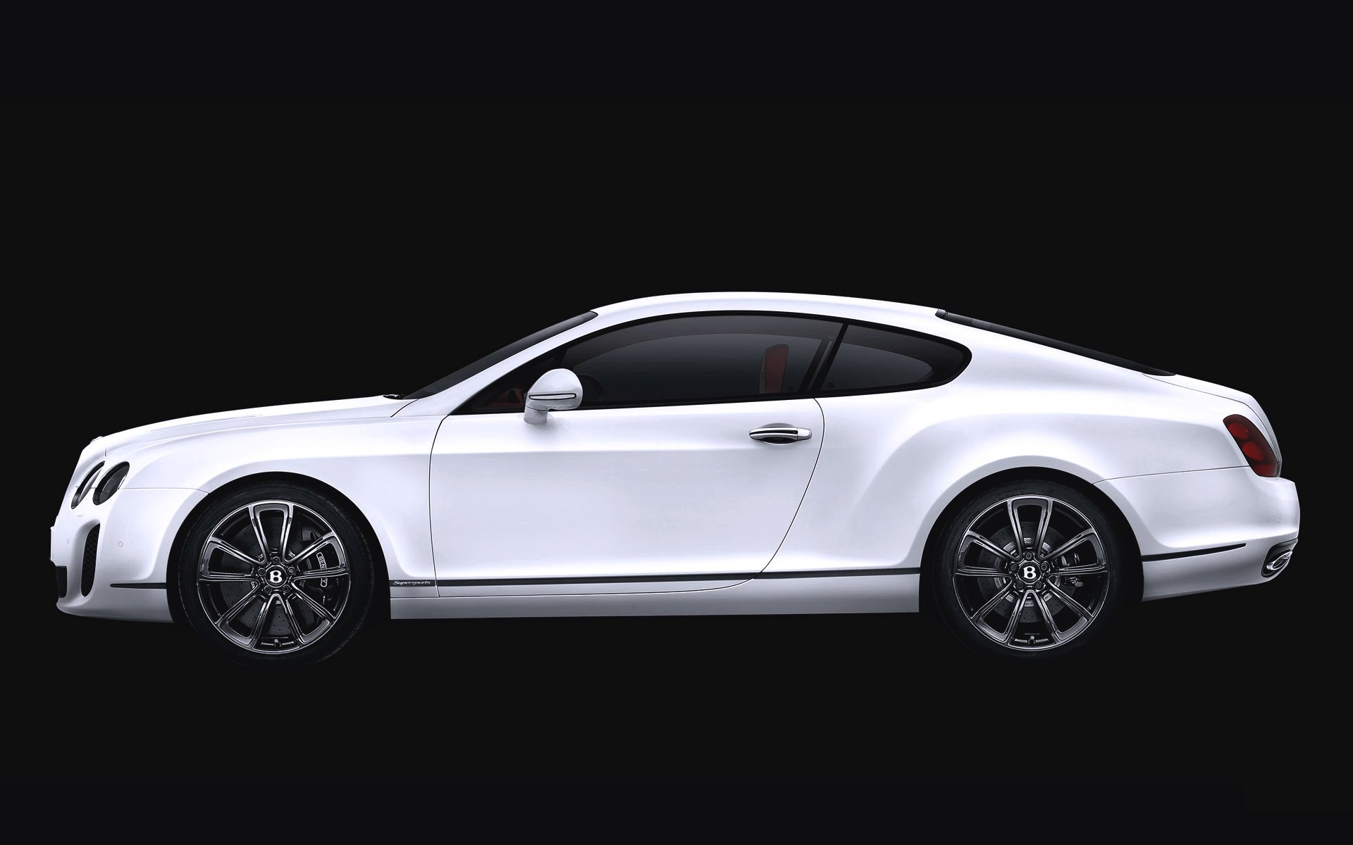 bentley continental gt ss car side view white coupe bentley