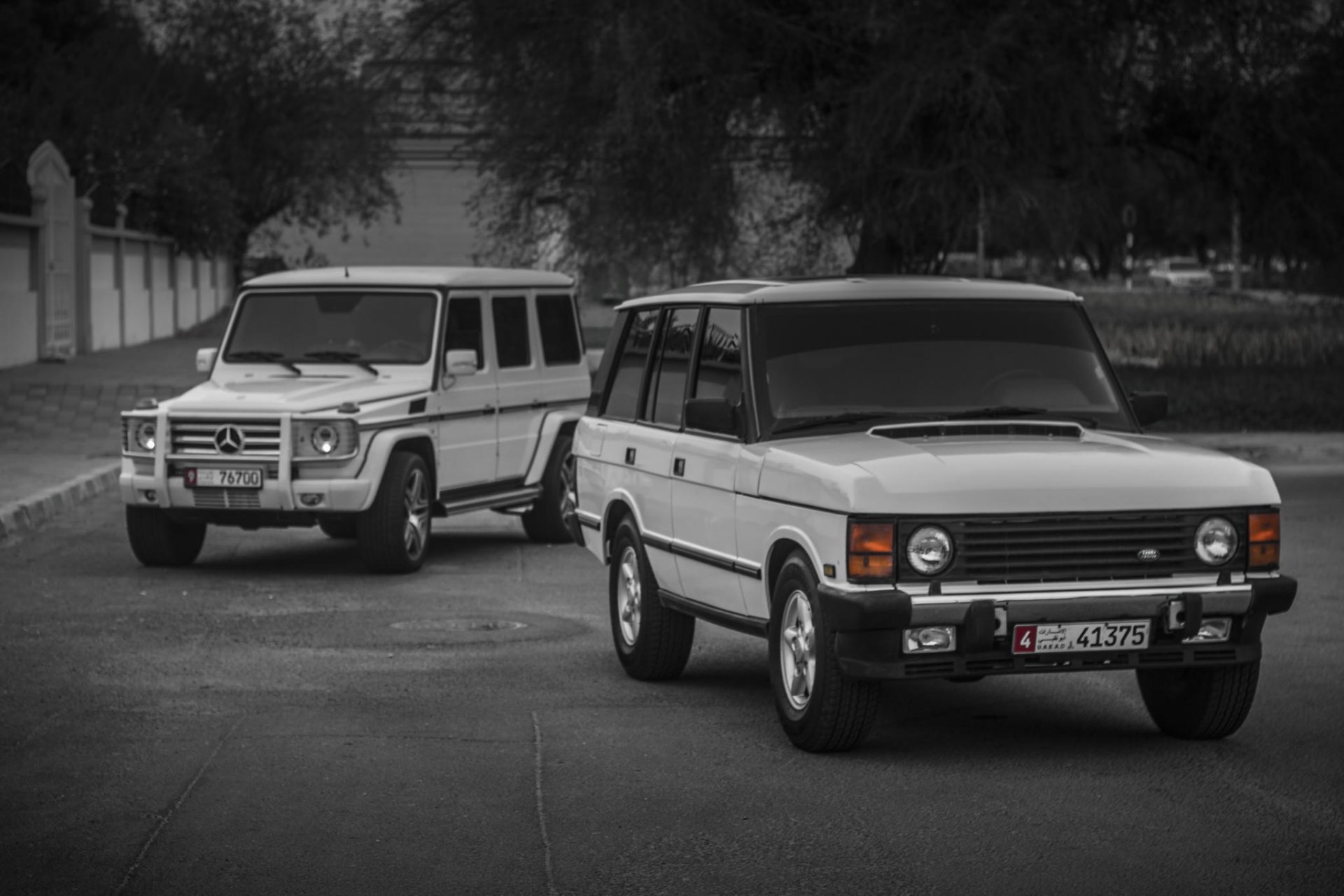 g55 klasyczny klasa g mercedes range rover