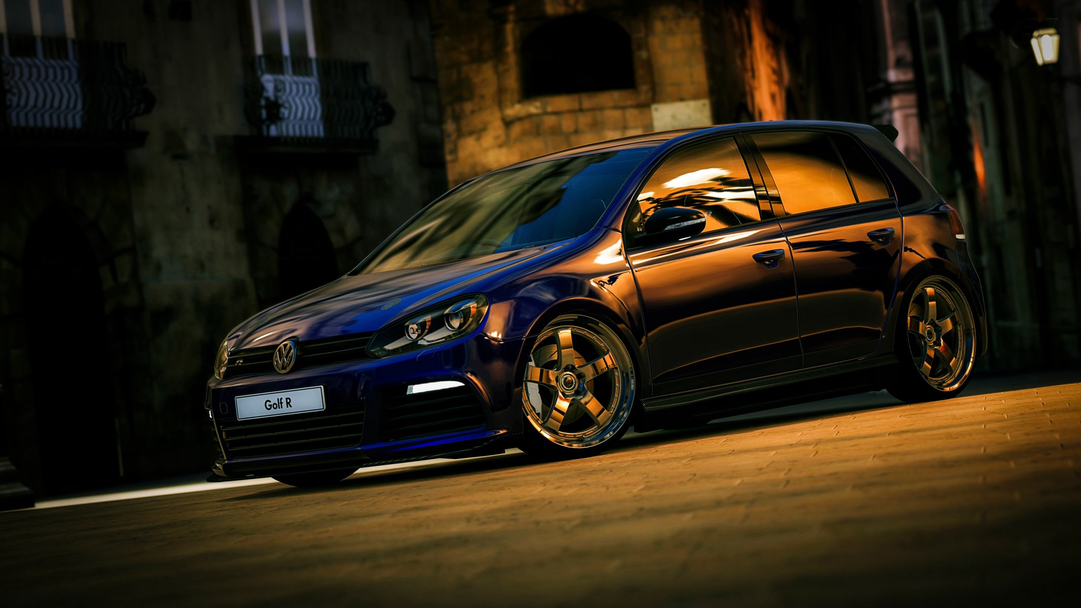 volkswagen golf riflessione