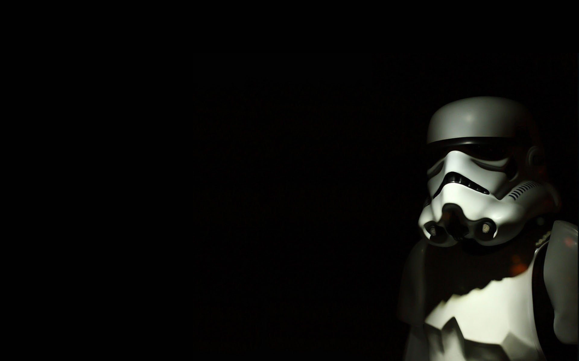 stormtrooper minimalismo star wars star wars sfondo nero film semplicità stile