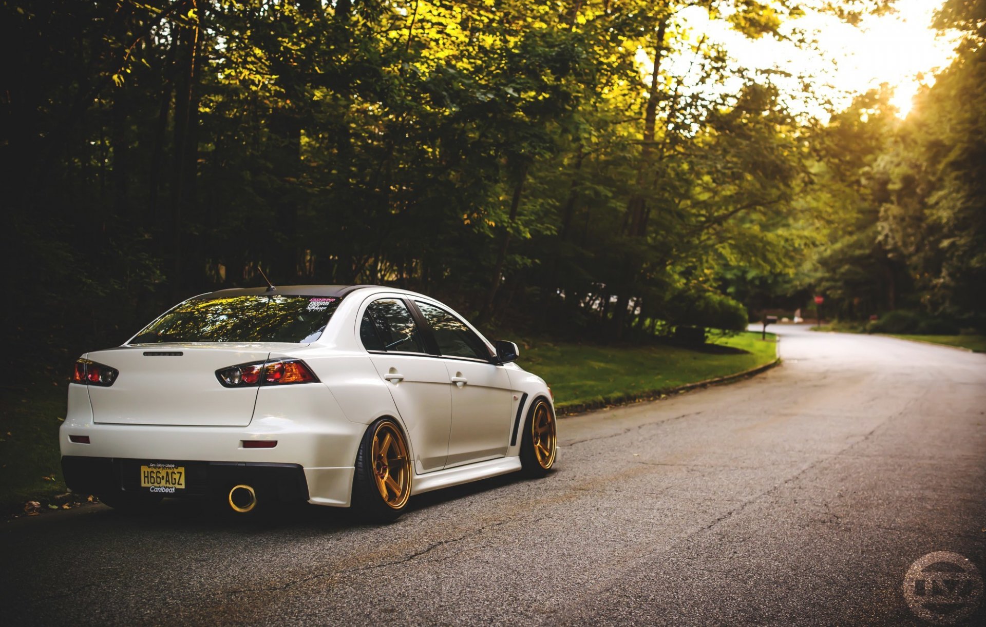 mitsubishi evolution evo x berufe gold straße licht