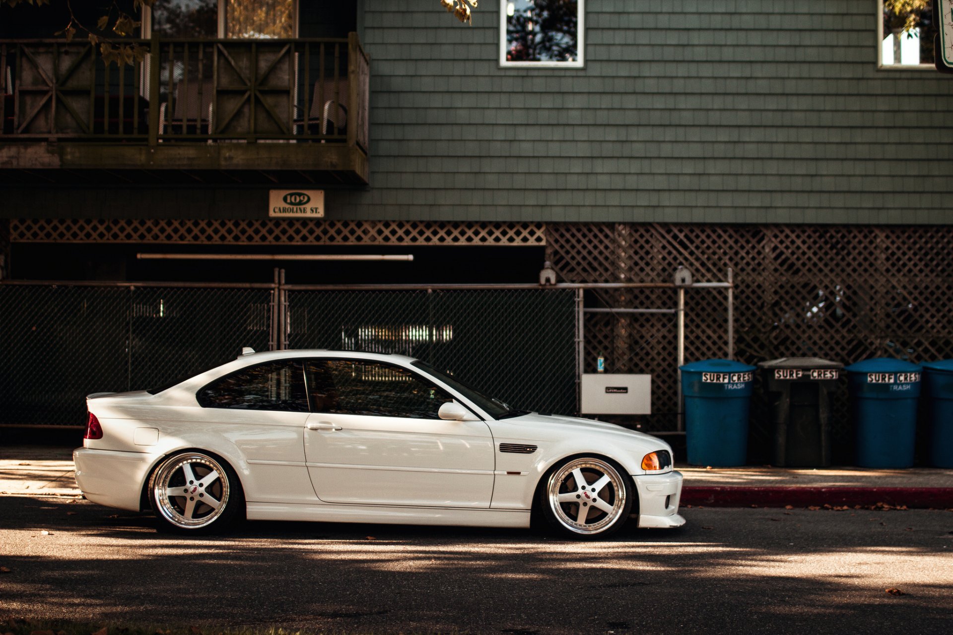 bmw m3 e46 bianco posizione