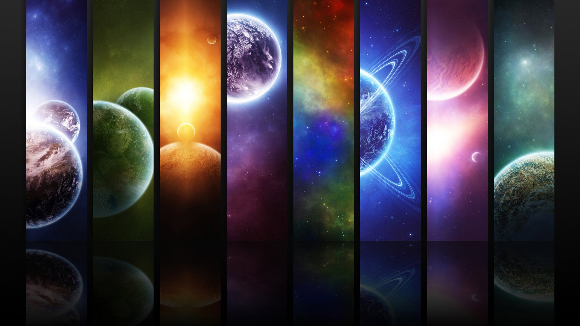 colors of the universe color picture space planet color collage creative the dark background the universe star star