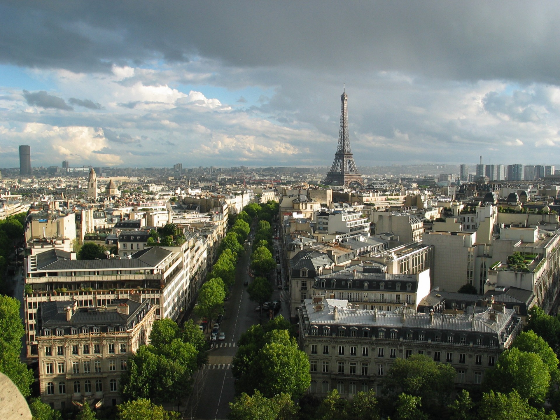 paris france tower building