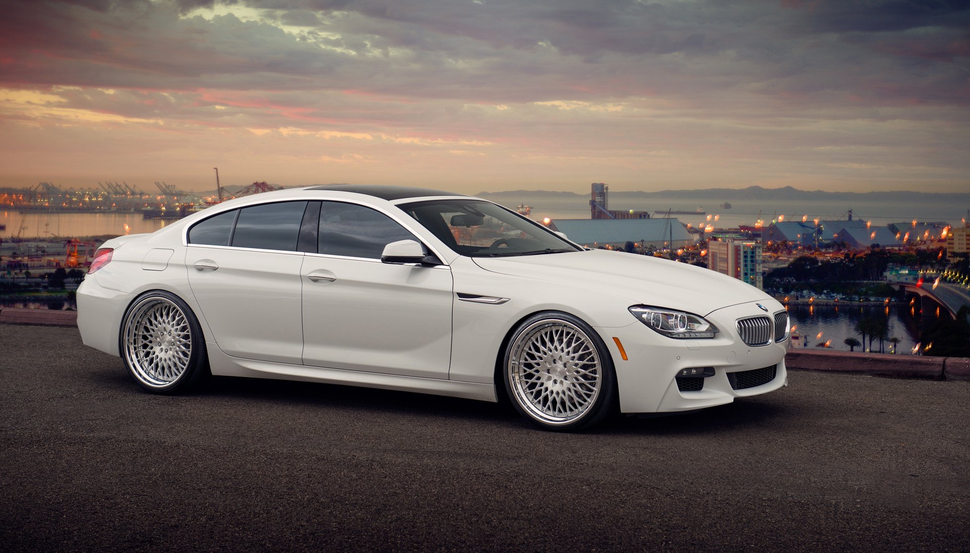 bmw 650i gran coupé bianco messa a punto bmw