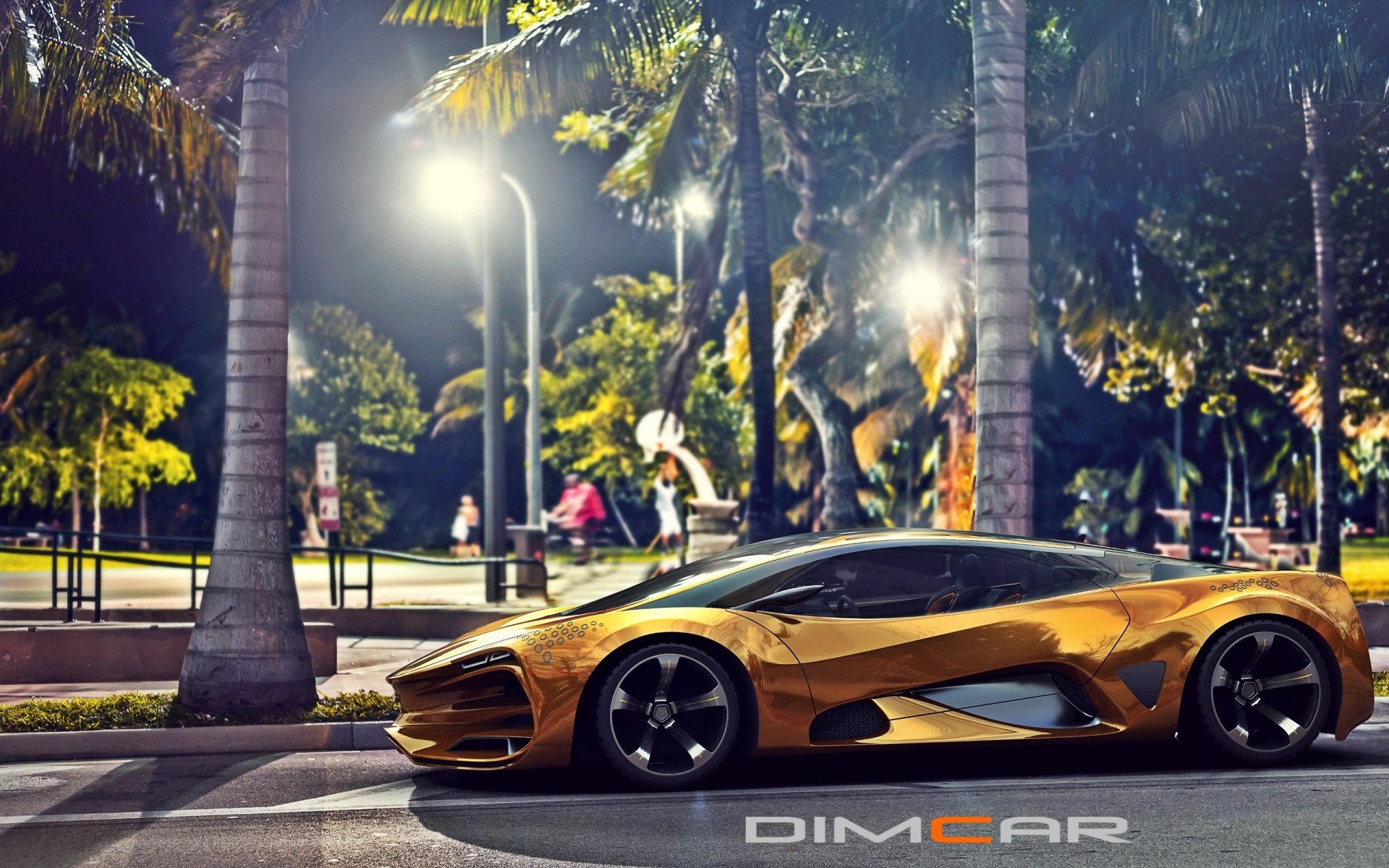 lada raven concept 2014 car gold side by dmitry lazarev