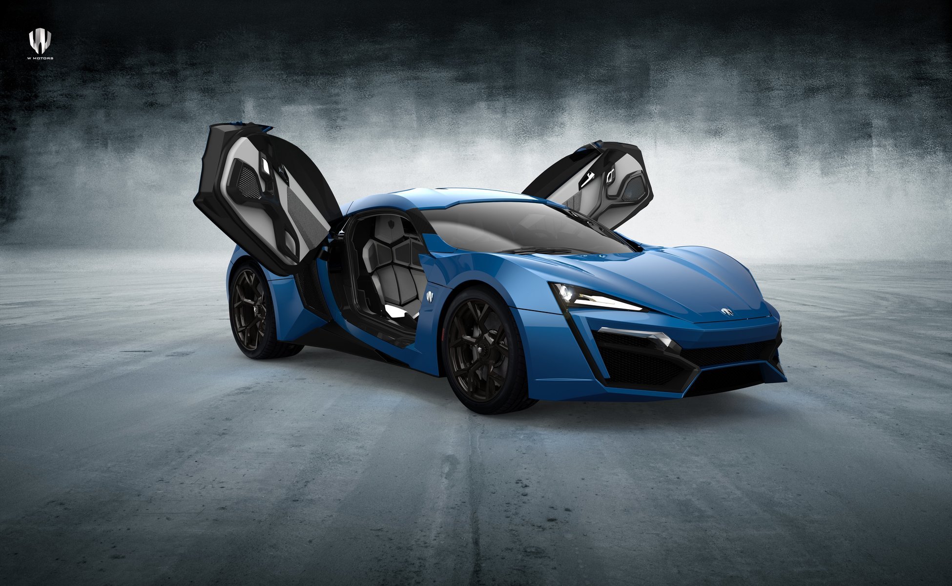 w motors lykan hypersport 2014 blue