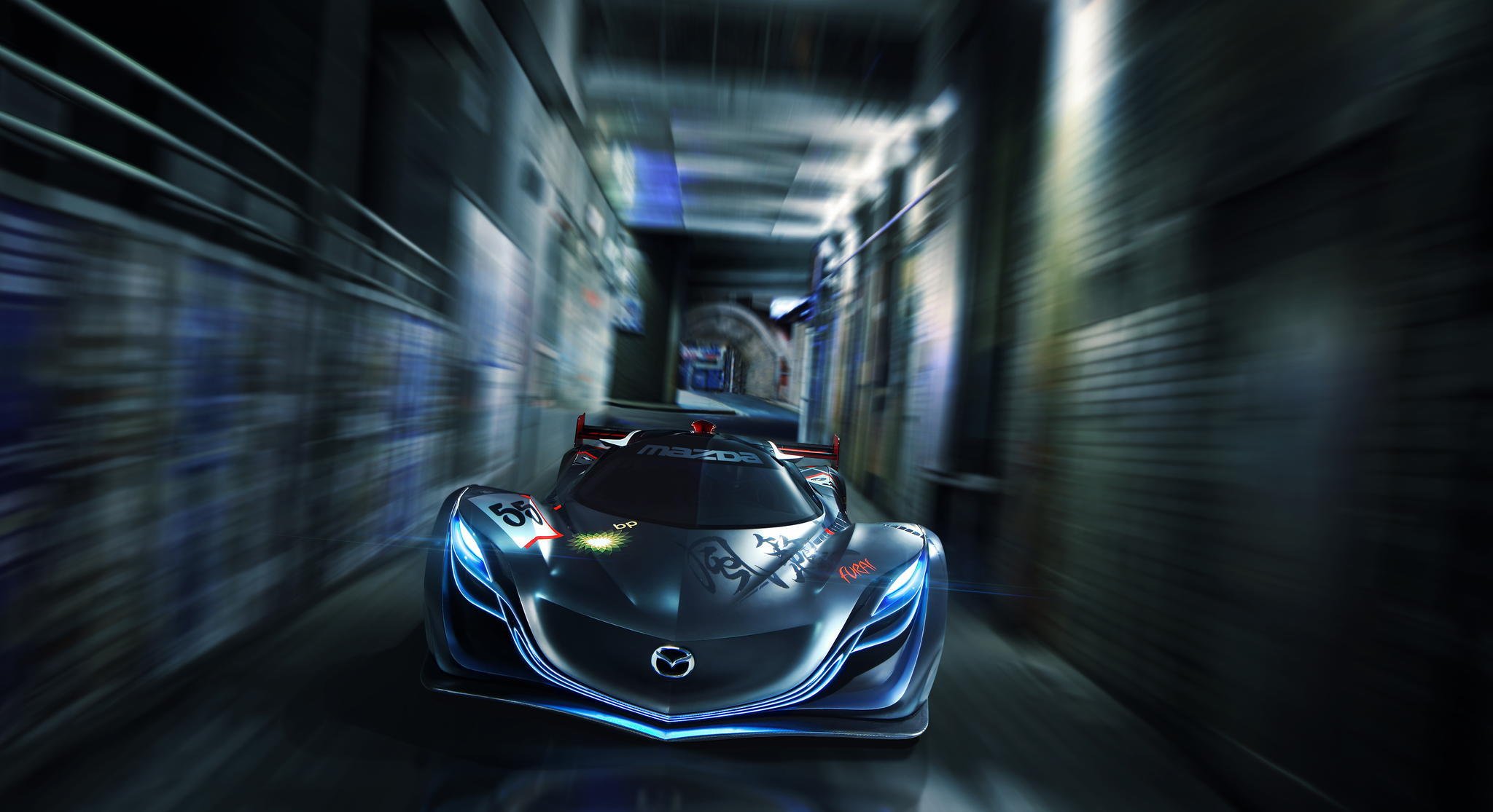 mazda furai concepto coche mazda furai velocidad delantero