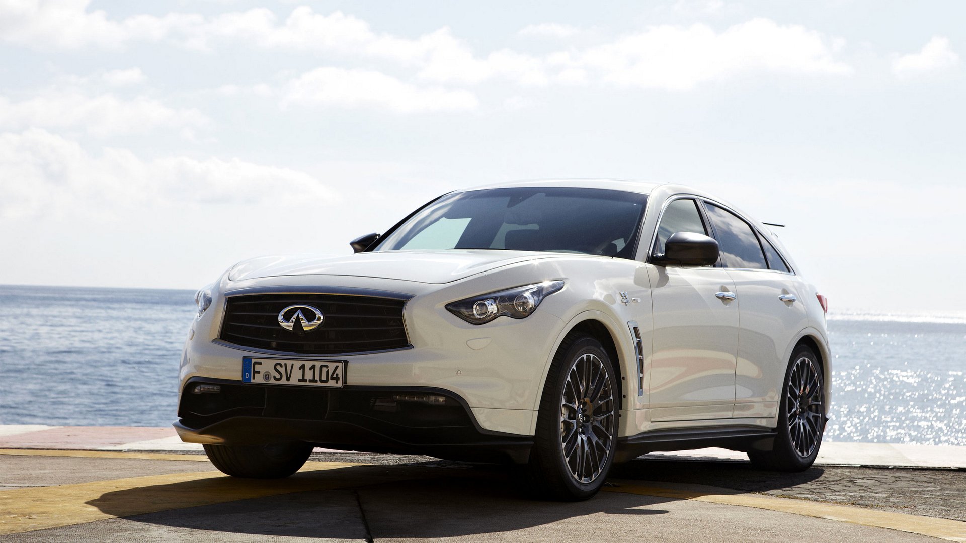 infiniti quote fx50 vettel edition sea landscape