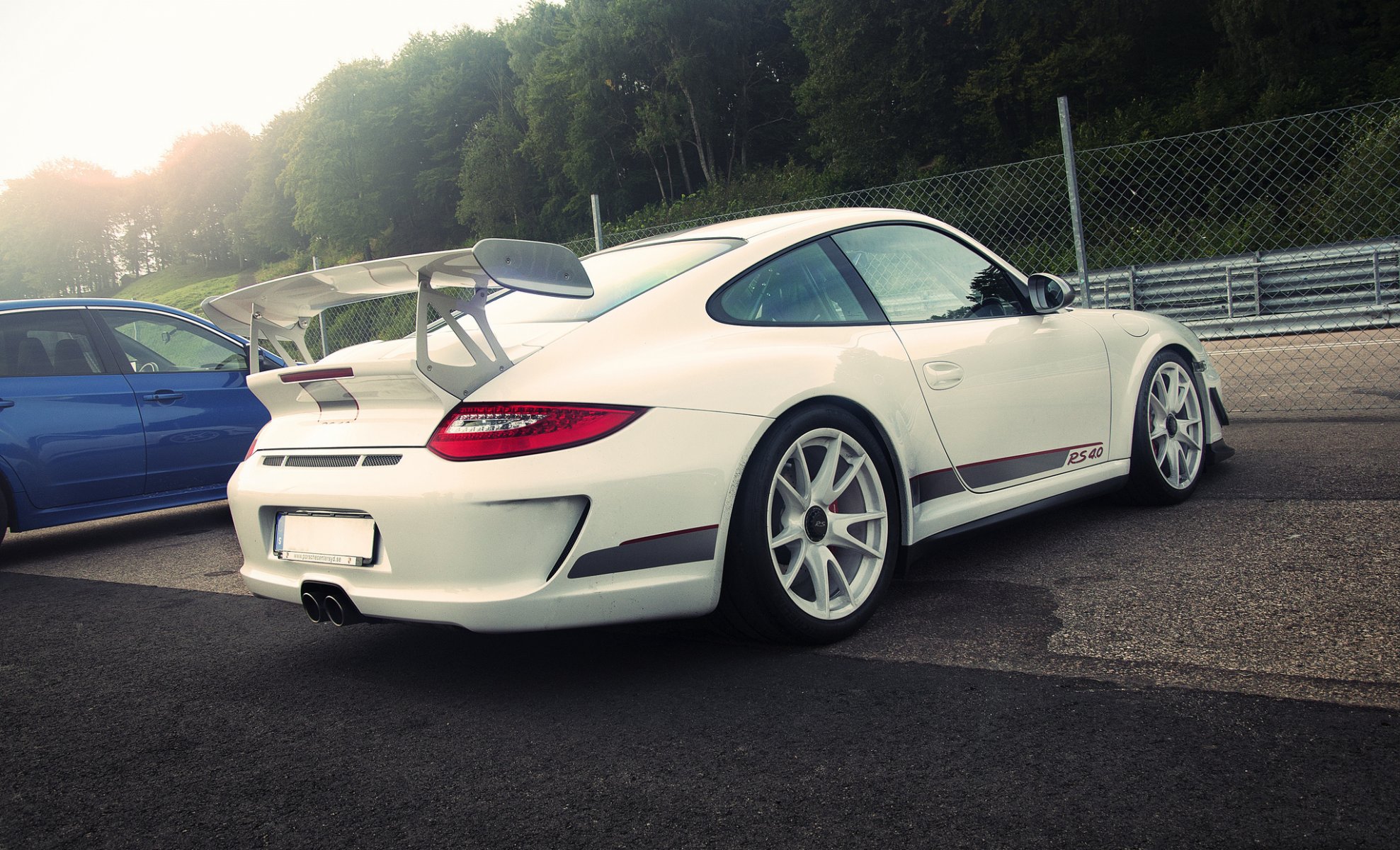 porsche gt3 rs 4.0 blanc