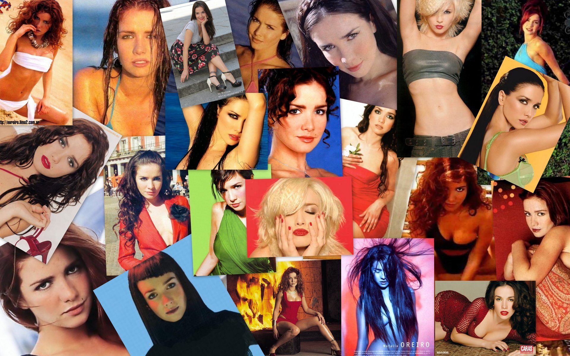 fotografieren collage natalia oreiro foto schönheit sängerin schauspielerin tv-serien lateinamerika modedesignerin designerin stern berühmtheit wilder engel mädchen porträt poster vielfalt fotomodell frauen augen gesicht