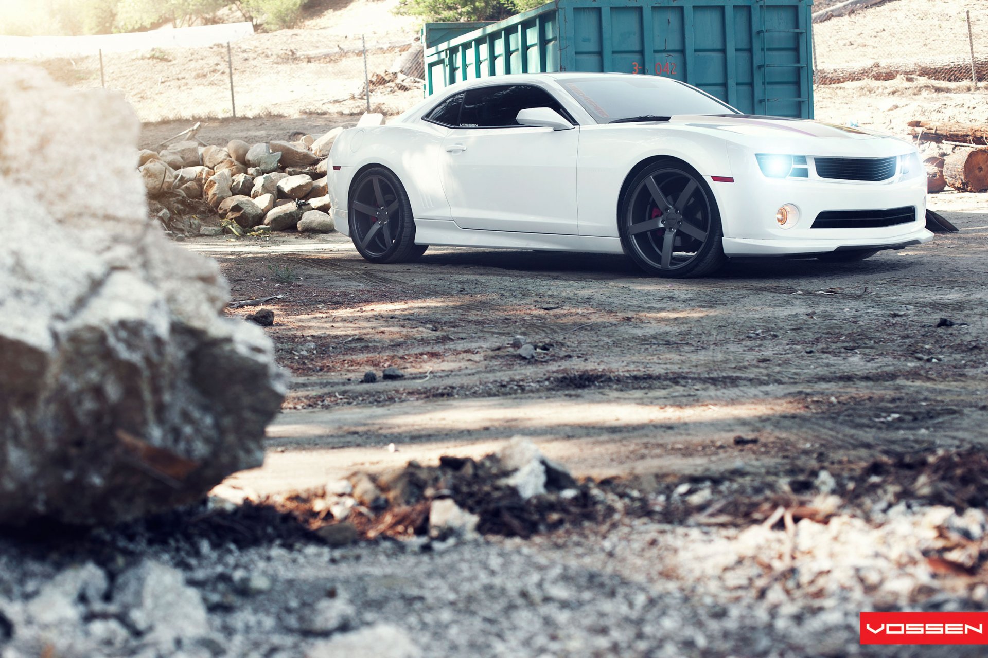 chevrolet camaro car machine vossen