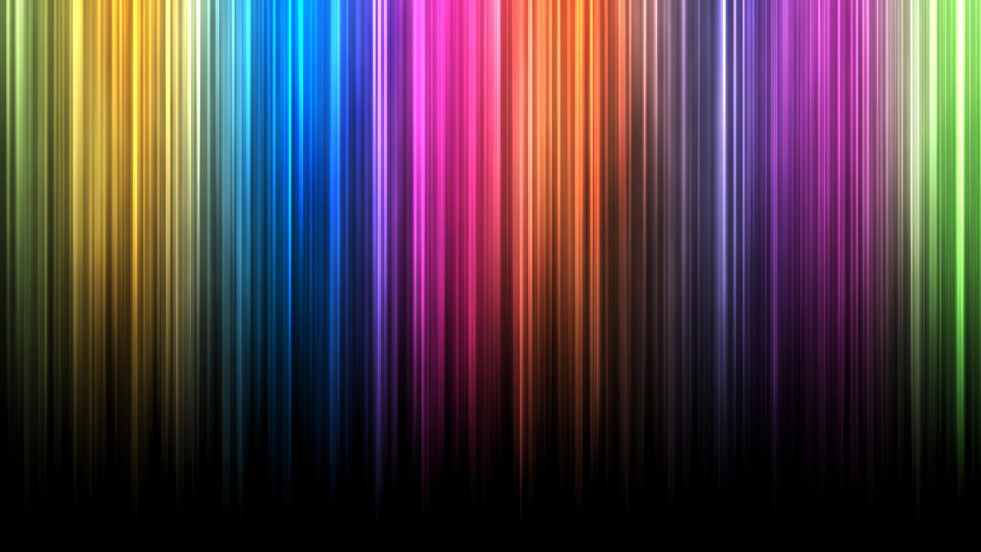 minimalism color range rainbow palette neon easy strip