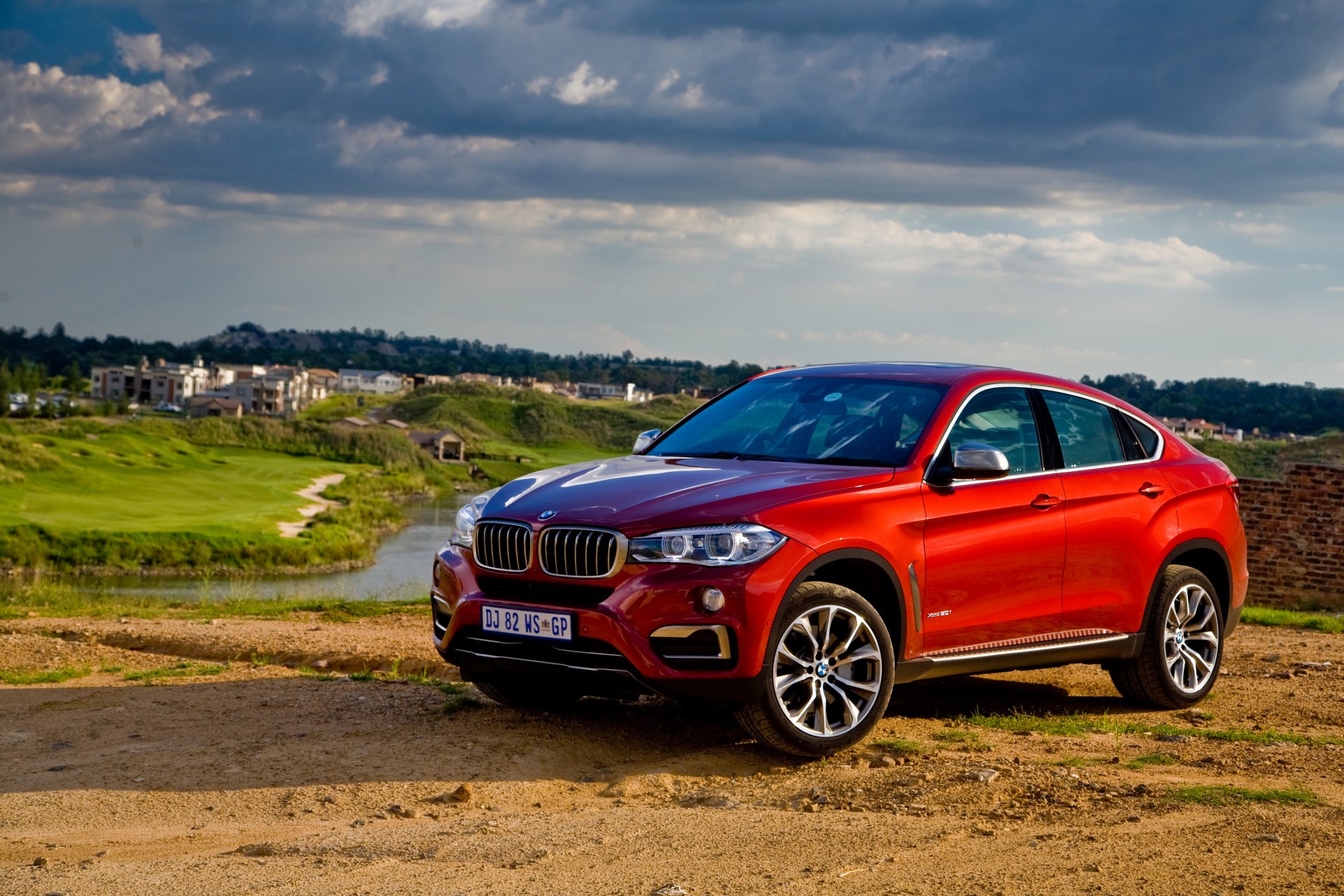 2015 bmw x6 tracción a las cuatro ruedas m deporte za-spec f16 bmw cielo hierba arena río lago