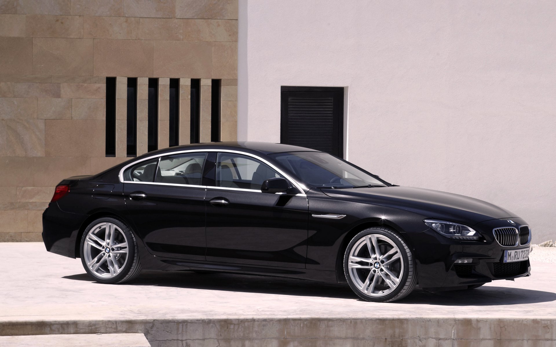 bmw 6 series car side view day boomer bmw auto black sedan