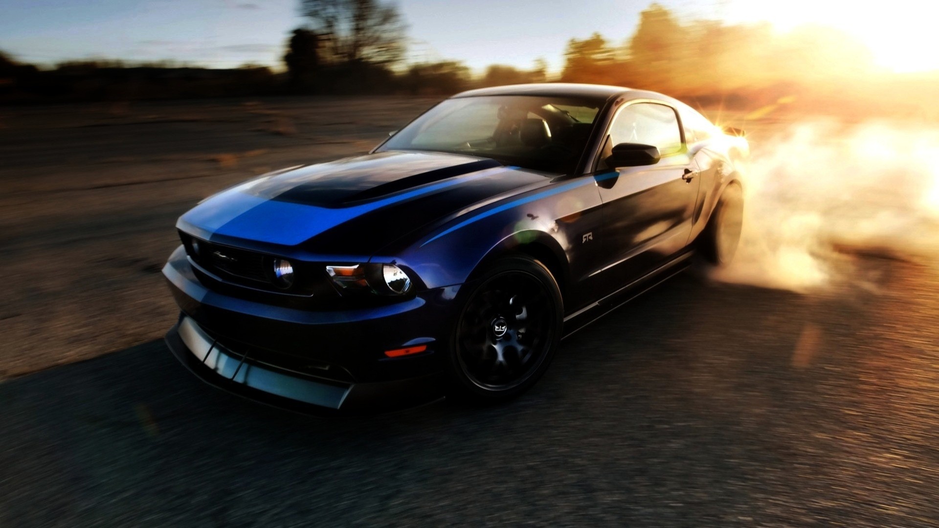 mustang coche gris ford camino