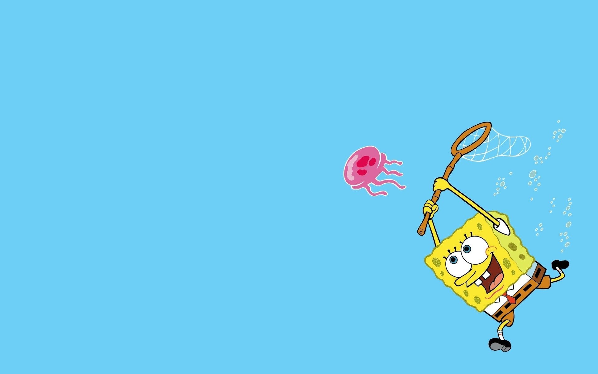 quarepants squarepants net spongebob spongebob spongebob cartoon jellyfish blue background bubbles eye