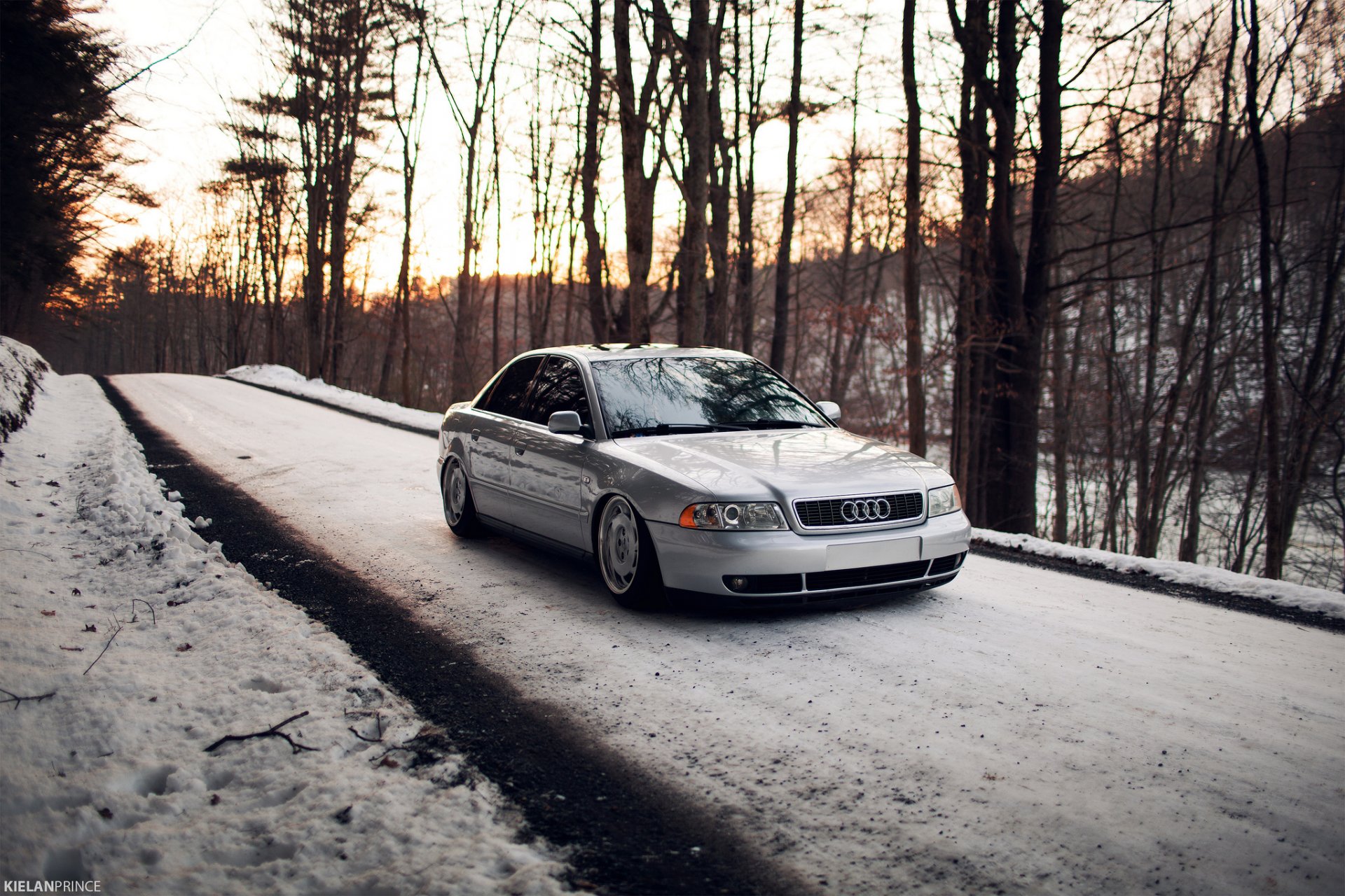 audi a4 position audi silber schnee dogoga wald