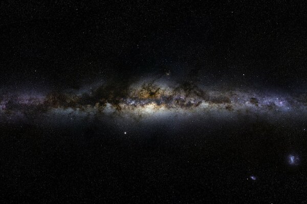 Panorama of the Milky Way in the universe